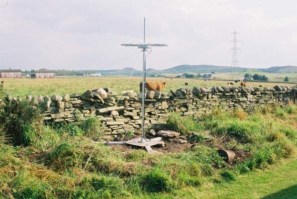 NIMS receiving antenna near Reay, Scotland