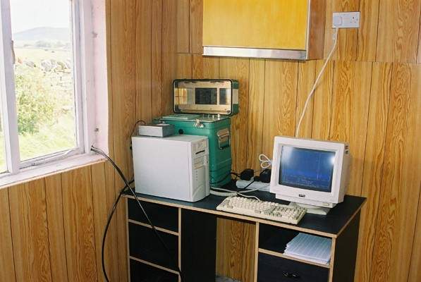 The NIMS receiver system installed inside the house.