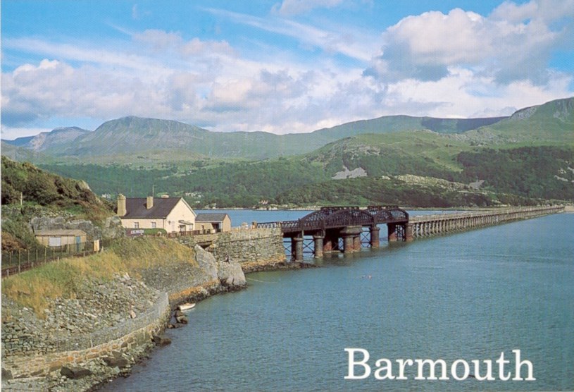 A picture of the Barmouth Rail Bridge